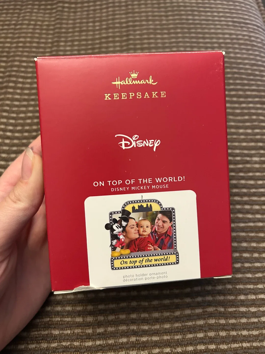 Disney Mickey Mouse "On Top of the World" Ornament image indicator(2)