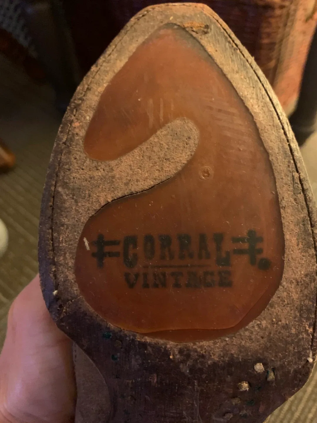 Corral Vintage Cowboy Boots - Size 6.5 image indicator(4)