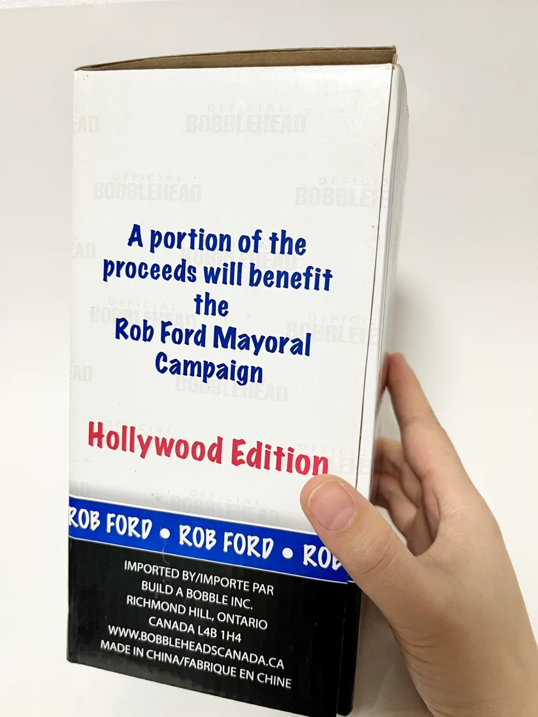 Rob Ford Official Bobblehead - Hollywood Edition image indicator(3)