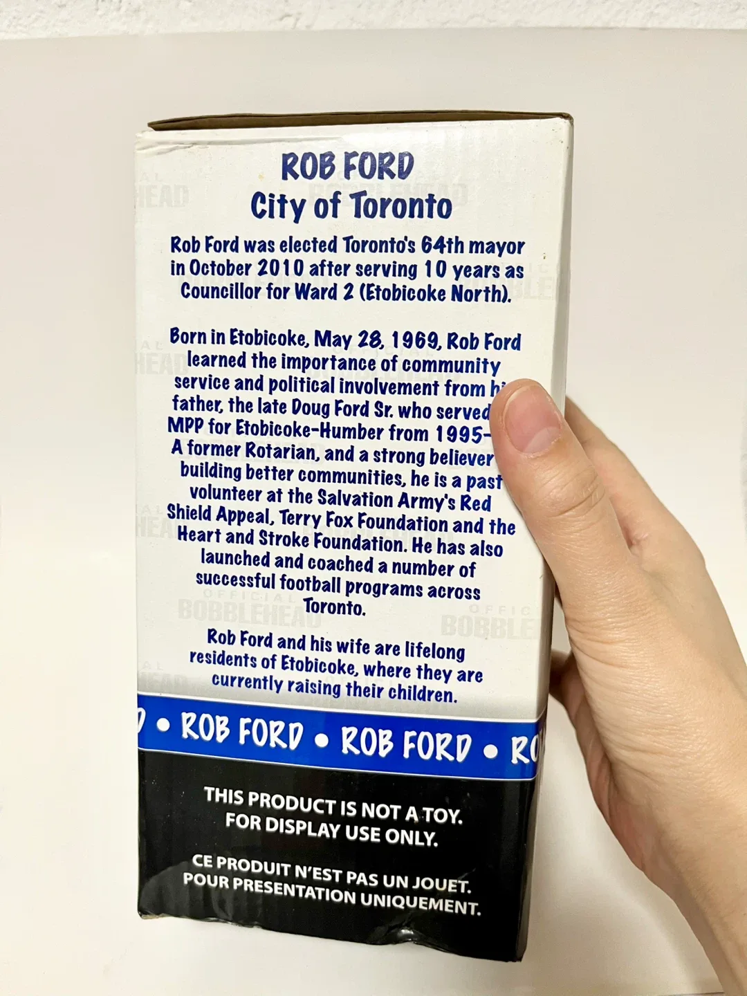 Rob Ford Official Bobblehead - Hollywood Edition image indicator(5)
