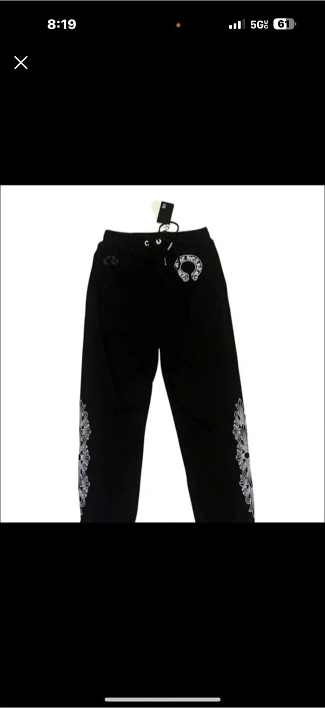 Chrome Hearts Black Sweatpants