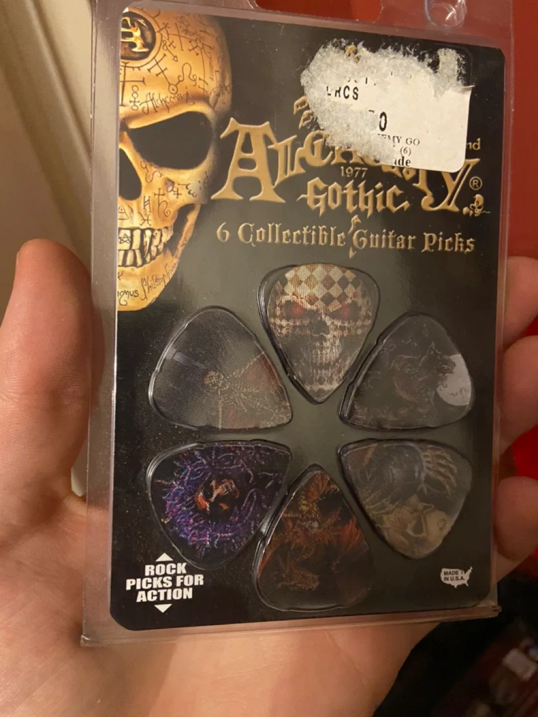 Alchemy Gothic Collectible Guitar Picks - Set of 6 image indicator(5)