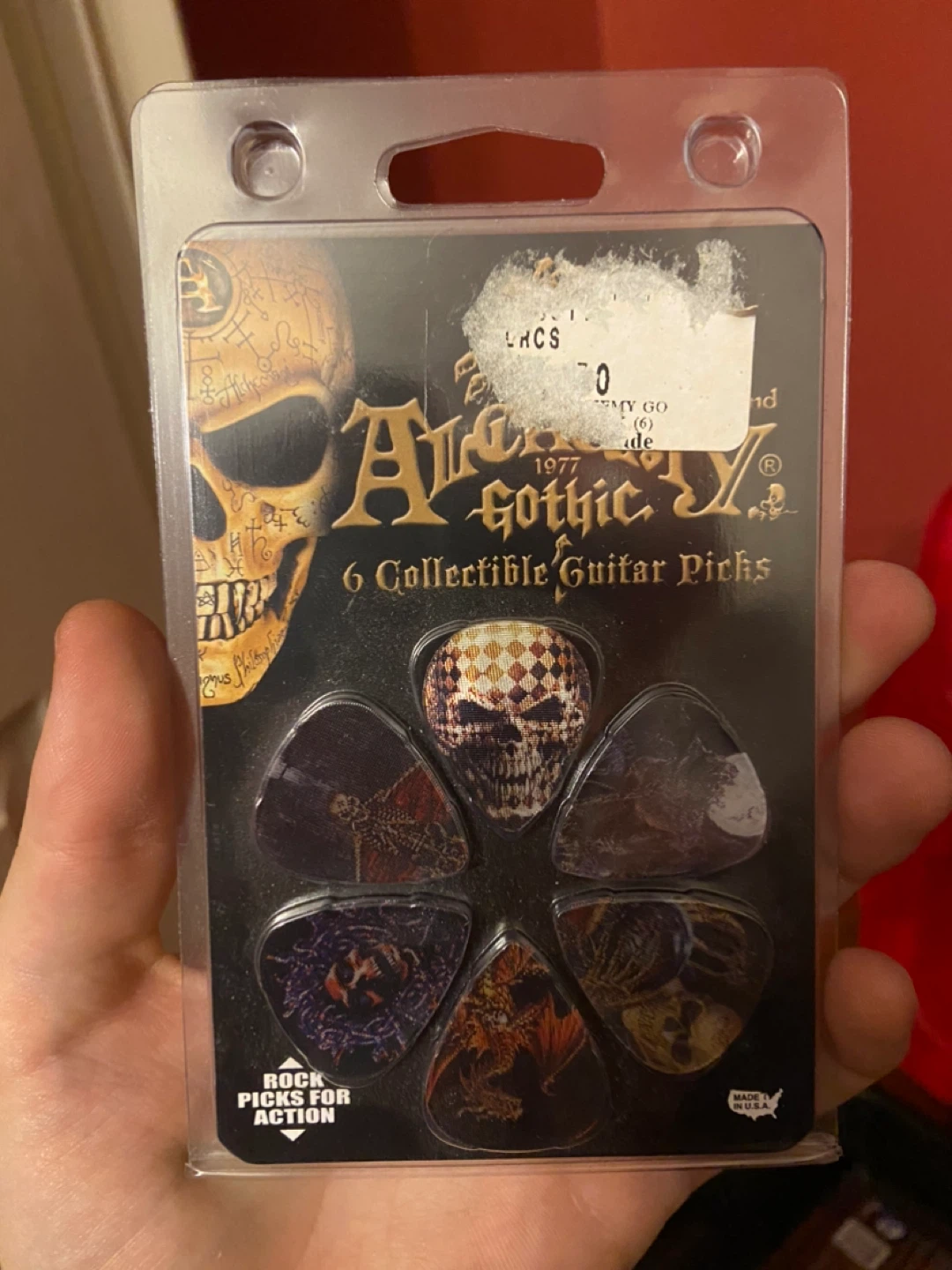 Alchemy Gothic Collectible Guitar Picks - Set of 6