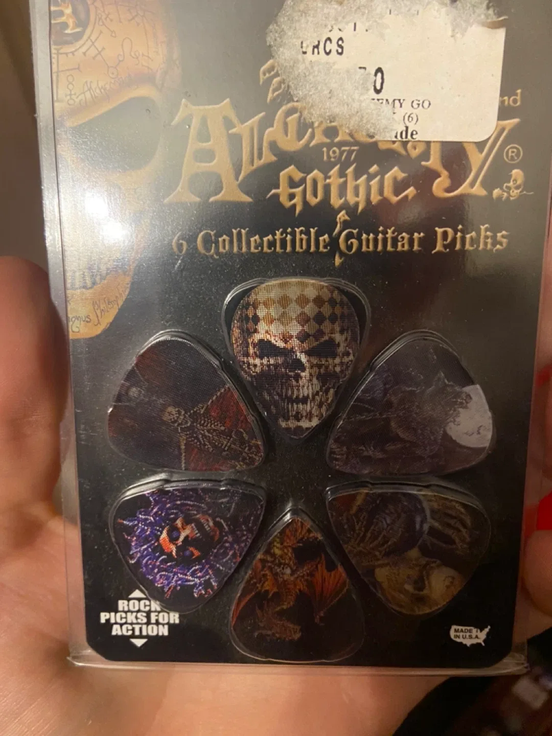 Alchemy Gothic Collectible Guitar Picks - Set of 6 image indicator(3)