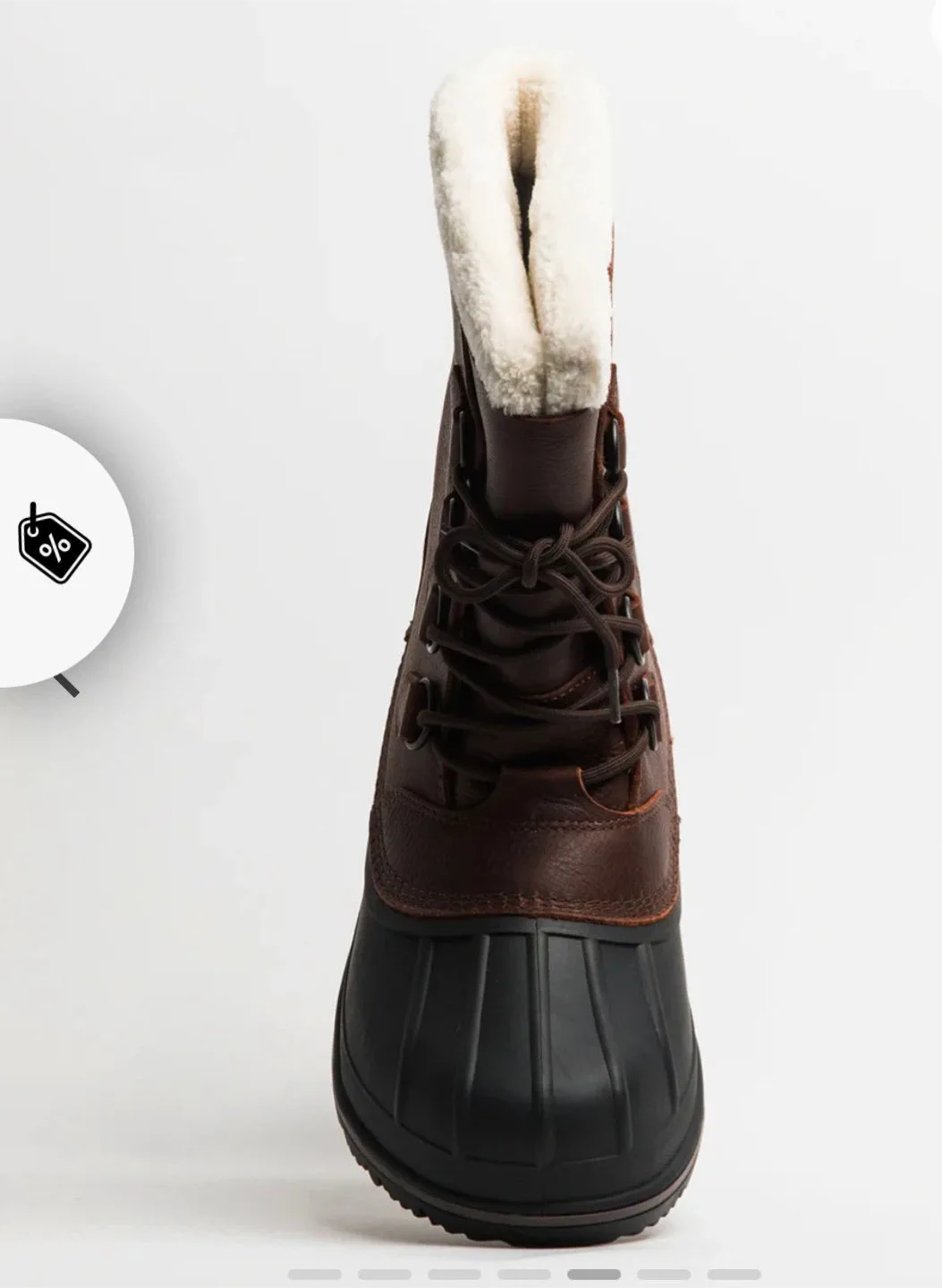 Baffin Brown Leather Winter Boots image indicator(4)