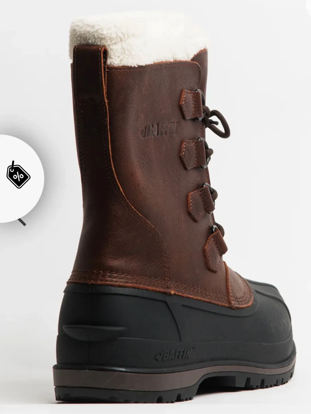 Baffin Brown Leather Winter Boots image indicator(3)