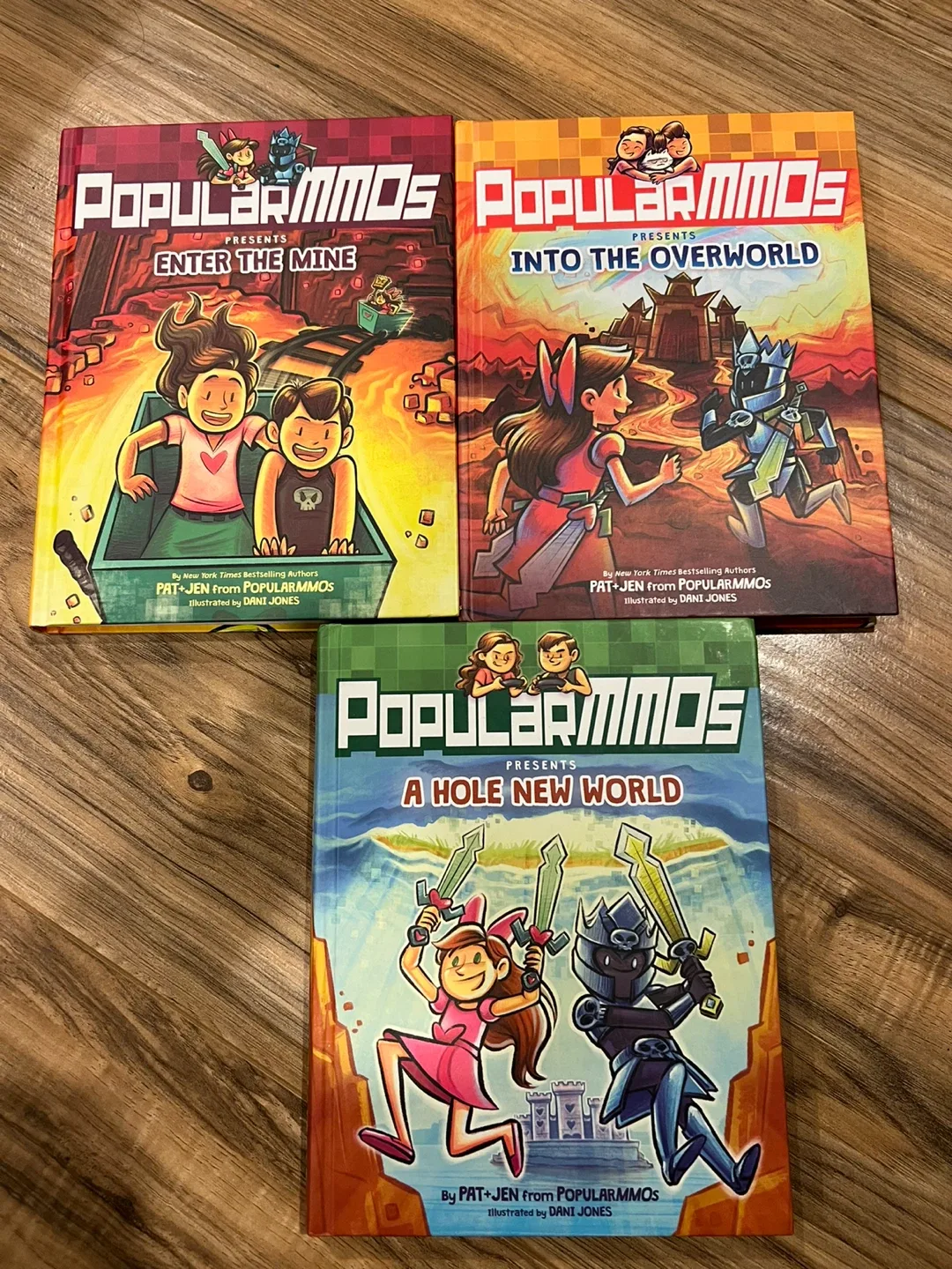 PopularMMOs Book Set: Enter the Mine, Overworld, New World thumbnail