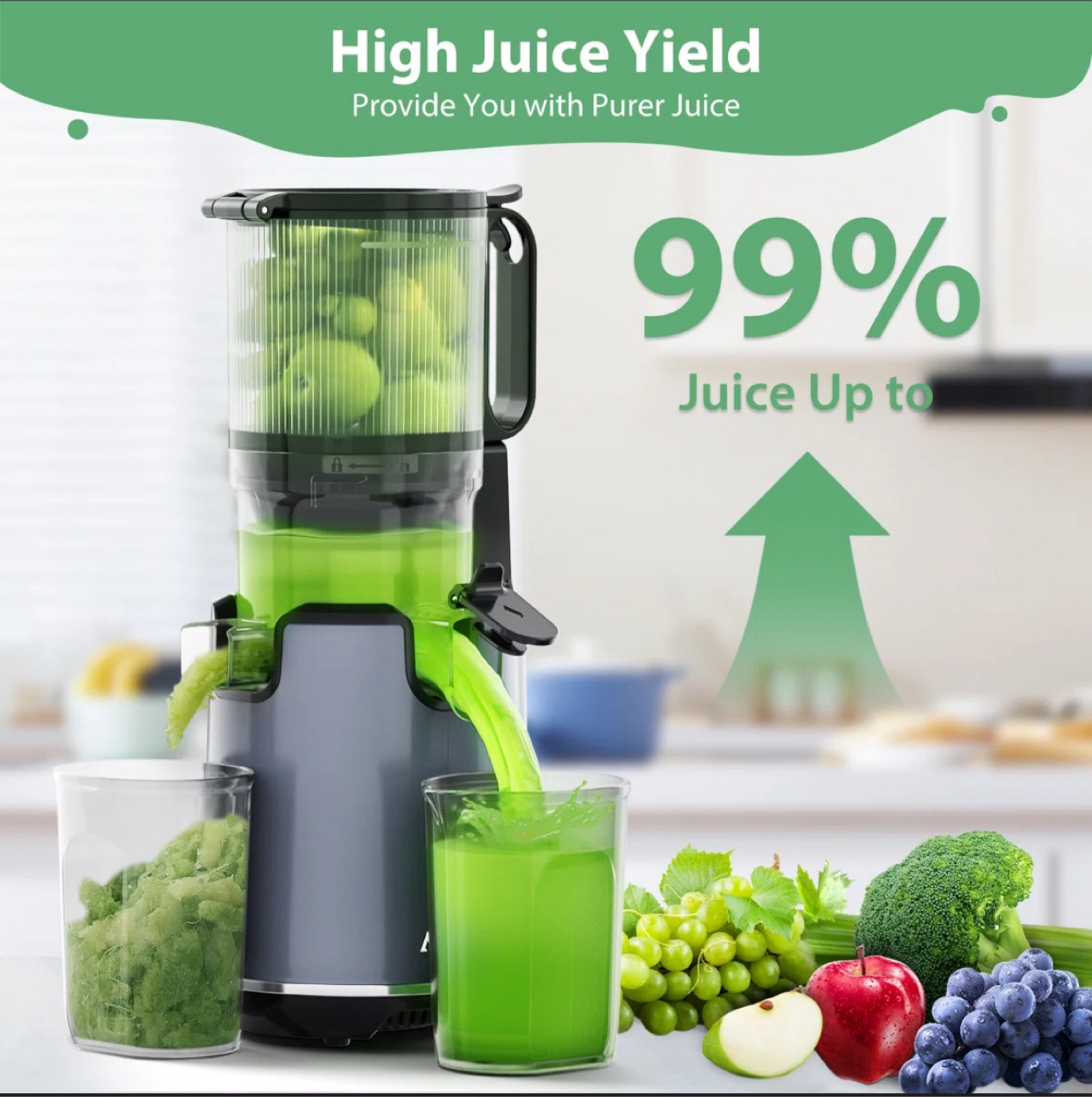 Brand New Aeitto Max5 Advanced Cold Press Juicer- Grey - photo 5