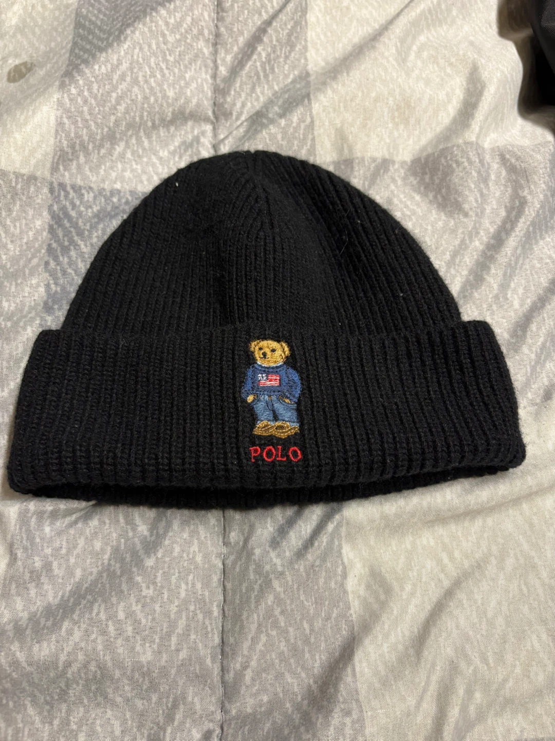 Polo Ralph Lauren Black Beanie