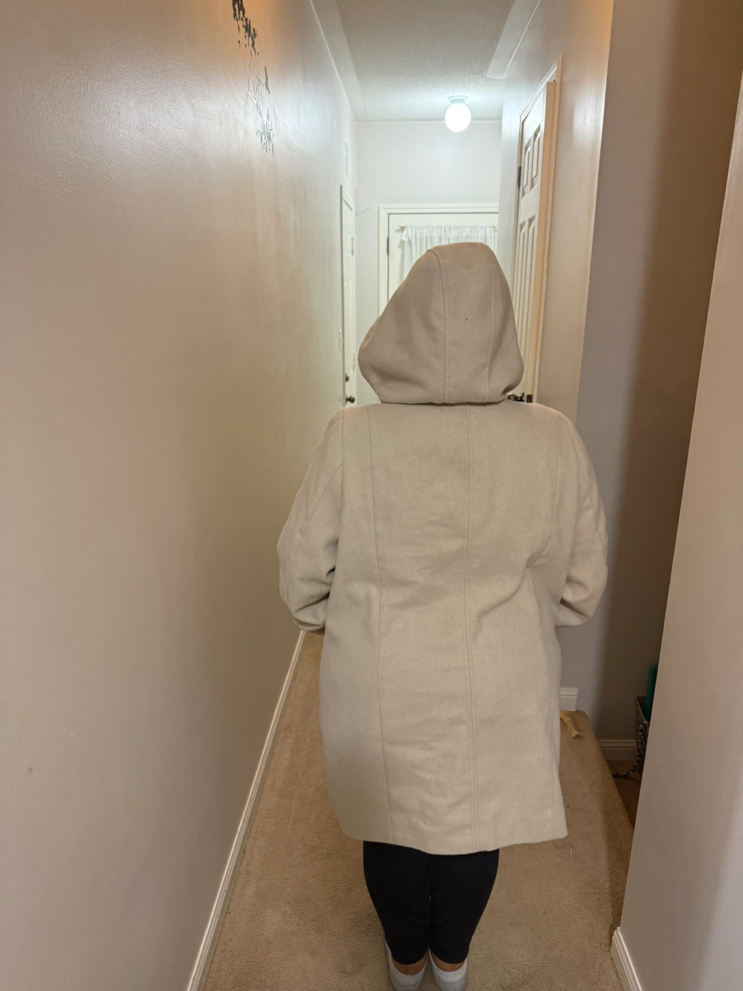 Reitmans Beige Hooded Coat - Size 2X - photo 2