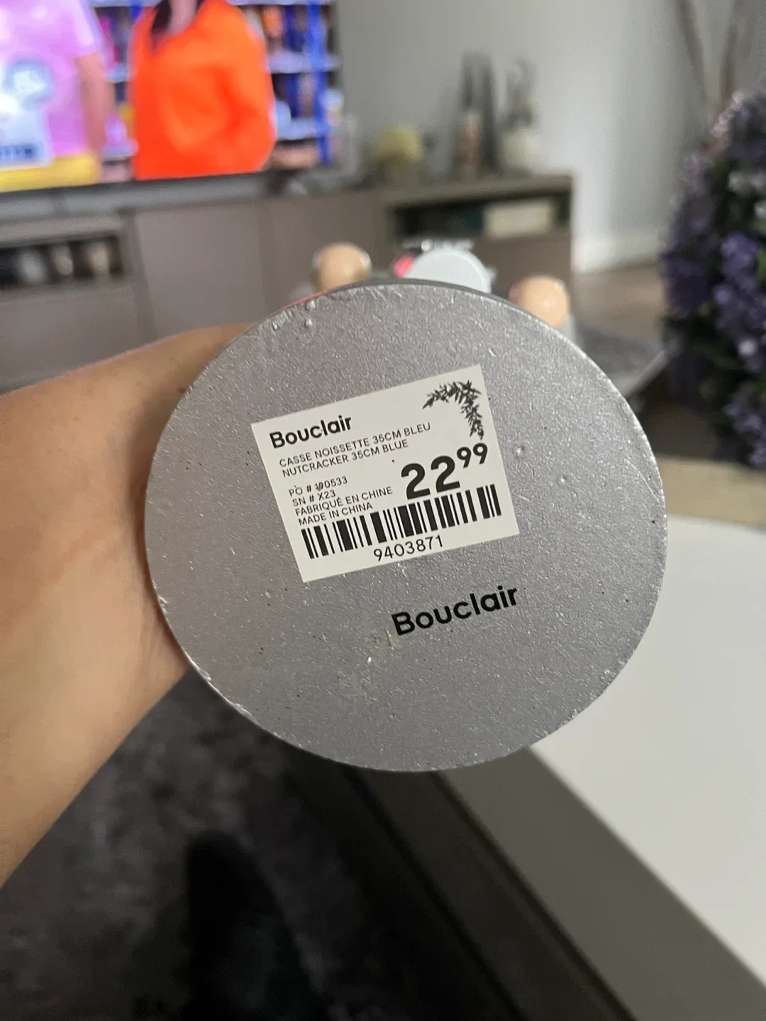 Bouclair Nutcracker 35cm Blue image indicator(2)