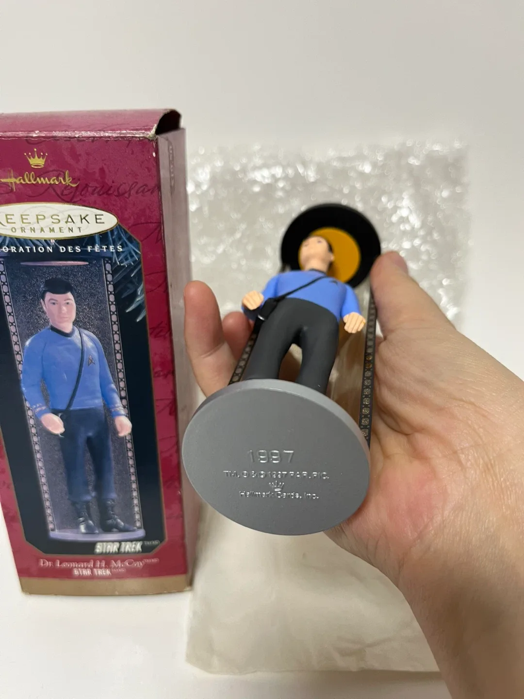 Hallmark Keepsake Star Trek Dr. Leonard H. McCoy Ornament image indicator(2)