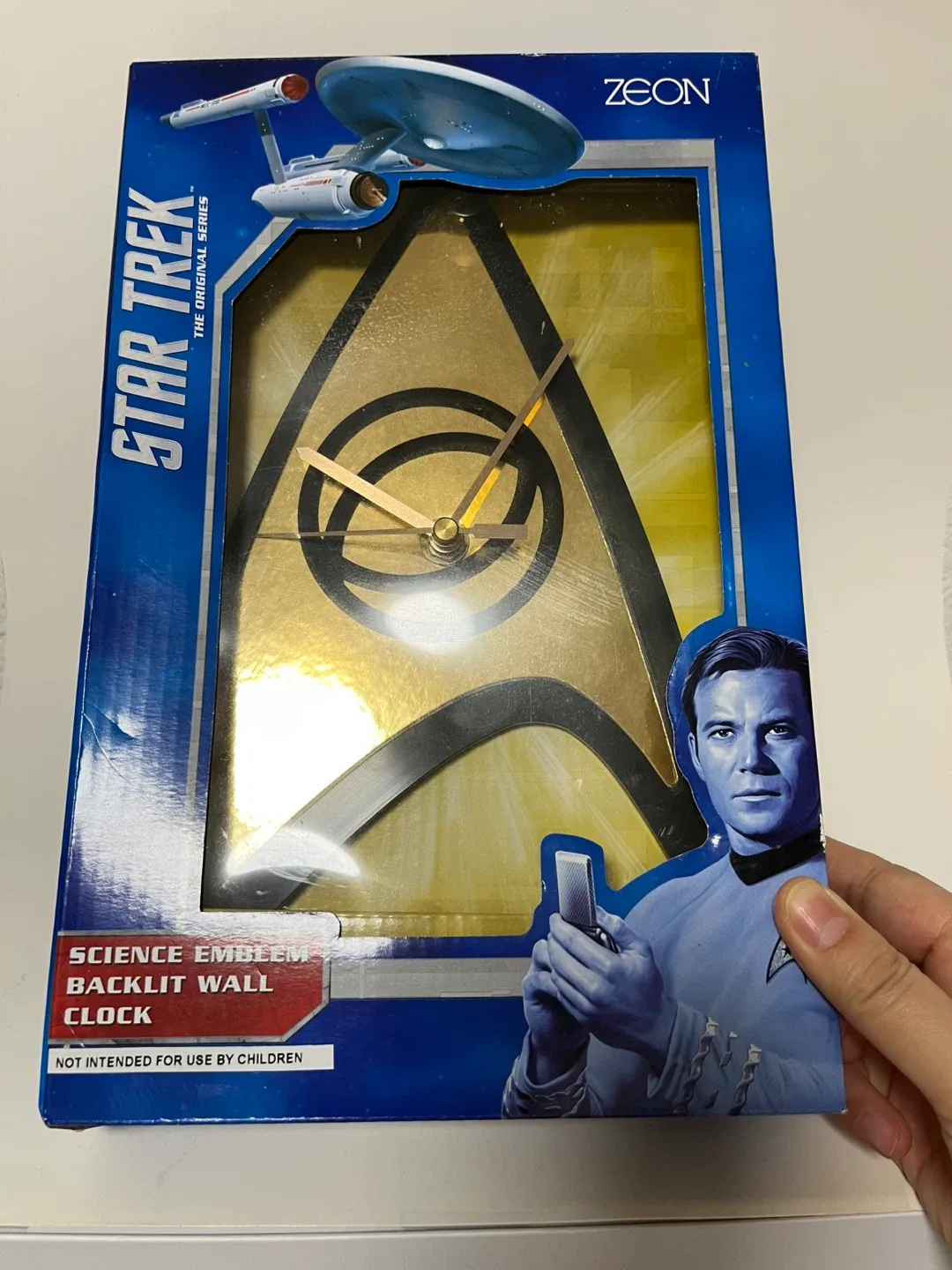 Star Trek Science Emblem Backlit Wall Clock - New thumbnail