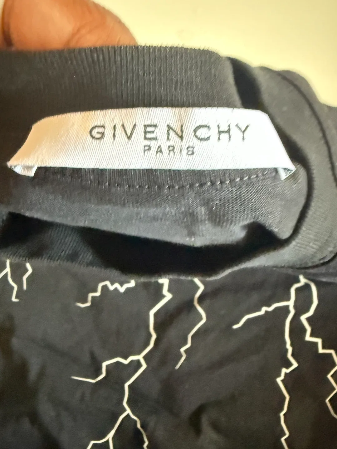 Givenchy Black Lightning Graphic Tee image indicator(2)