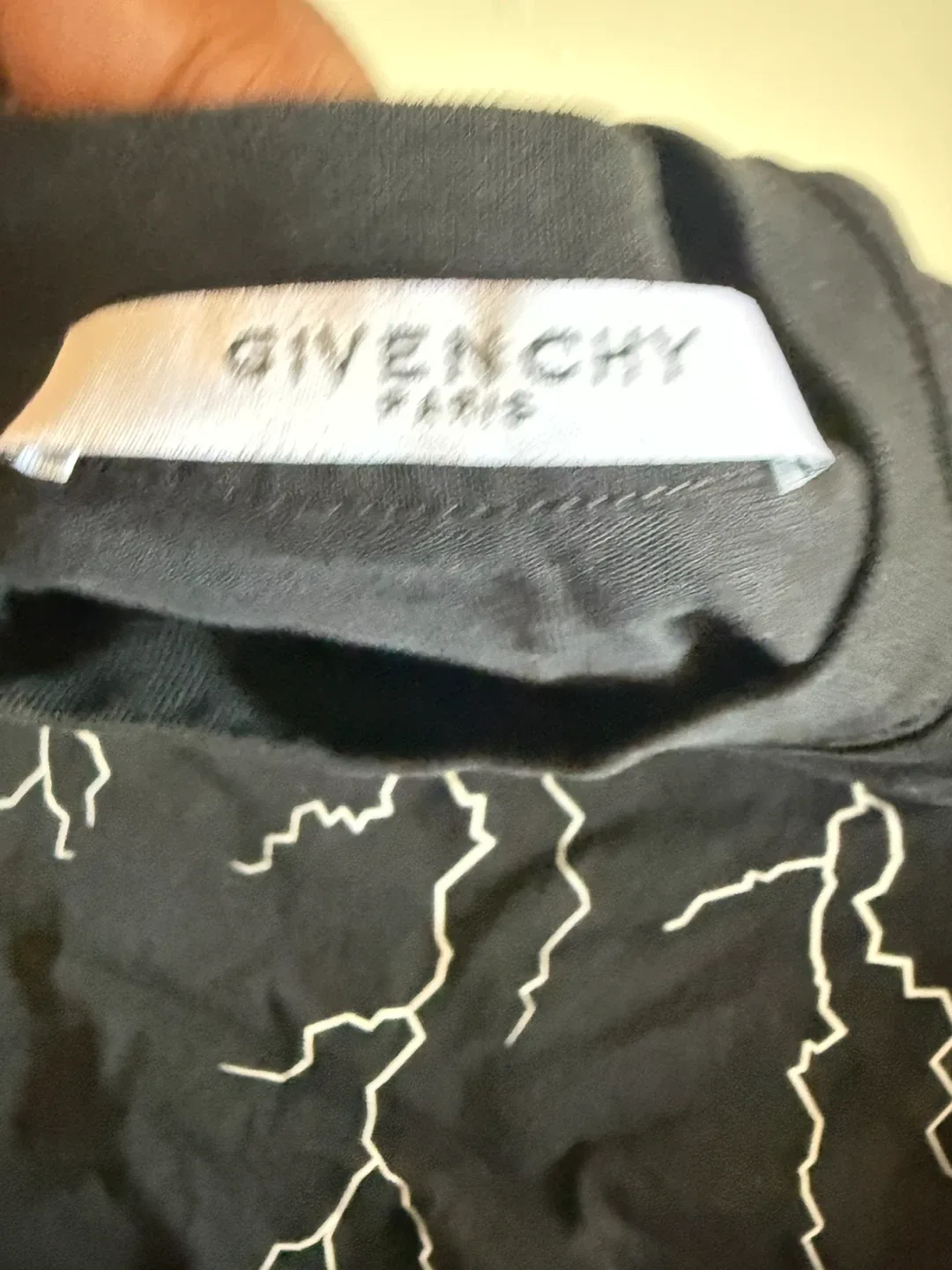 Givenchy Black Lightning Graphic Tee image indicator(4)