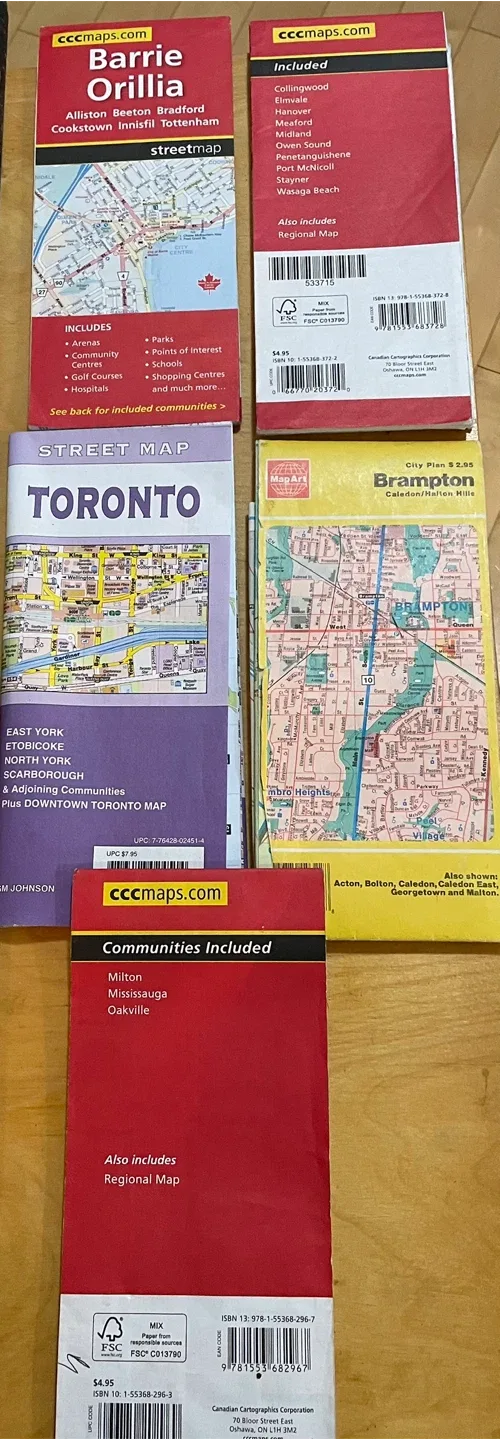 Toronto & Area, Grey Bruce, Barrie Orillia Maps image indicator(3)