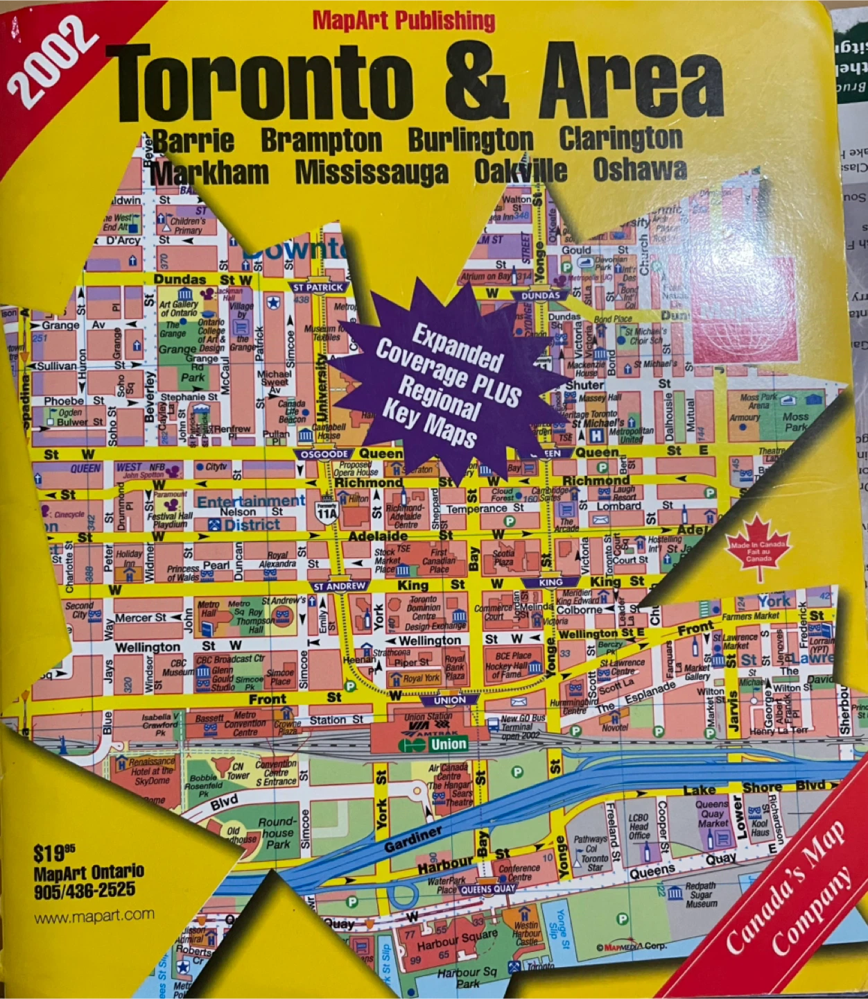 Toronto & Area, Grey Bruce, Barrie Orillia Maps - photo 2