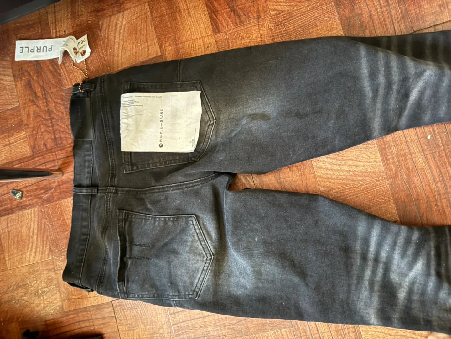 Purple Brand P002 Dropped Fit Mid Rise Slim Leg Jeans image indicator(3)