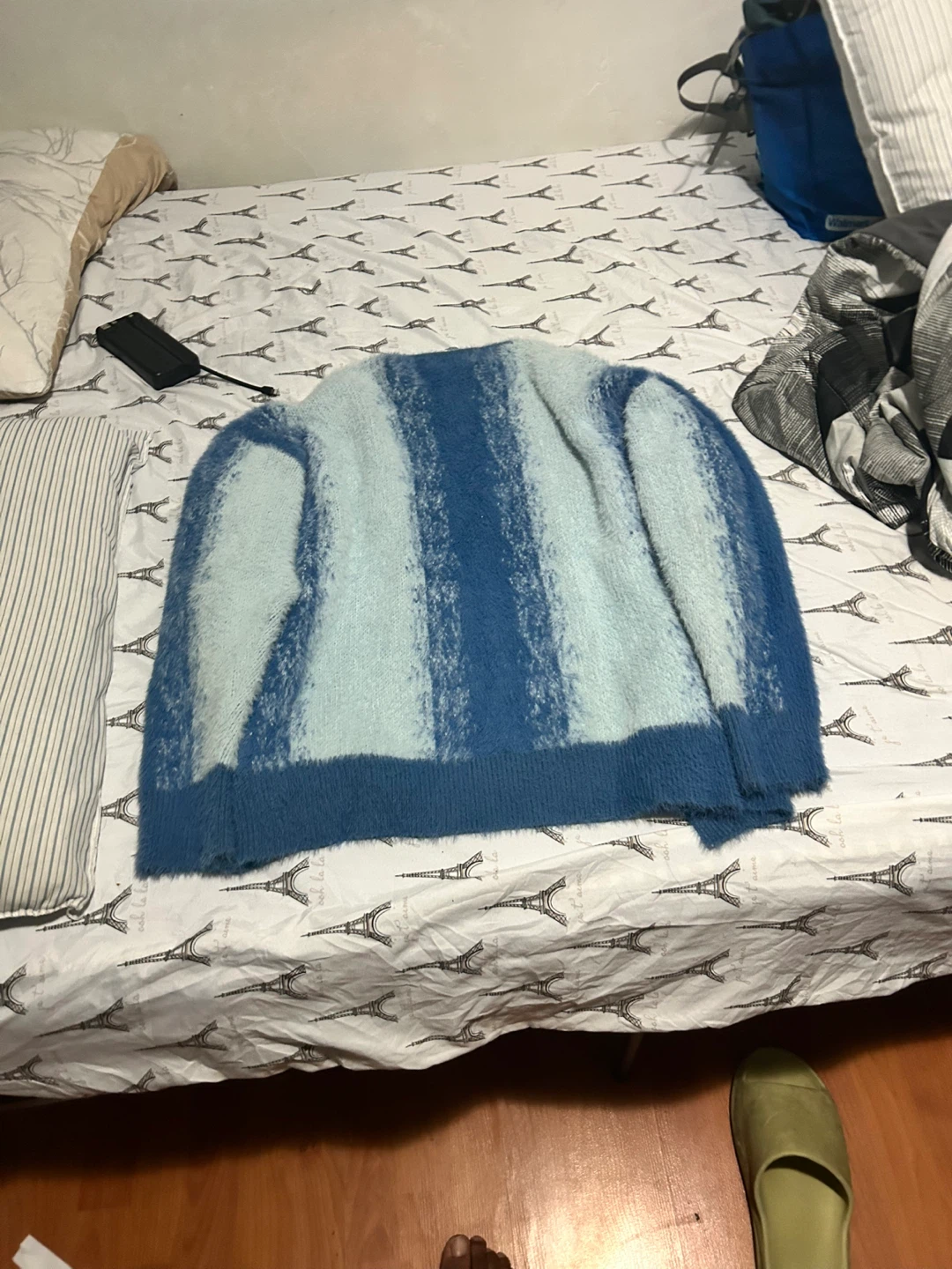 Striped Blue Cardigan - photo 4