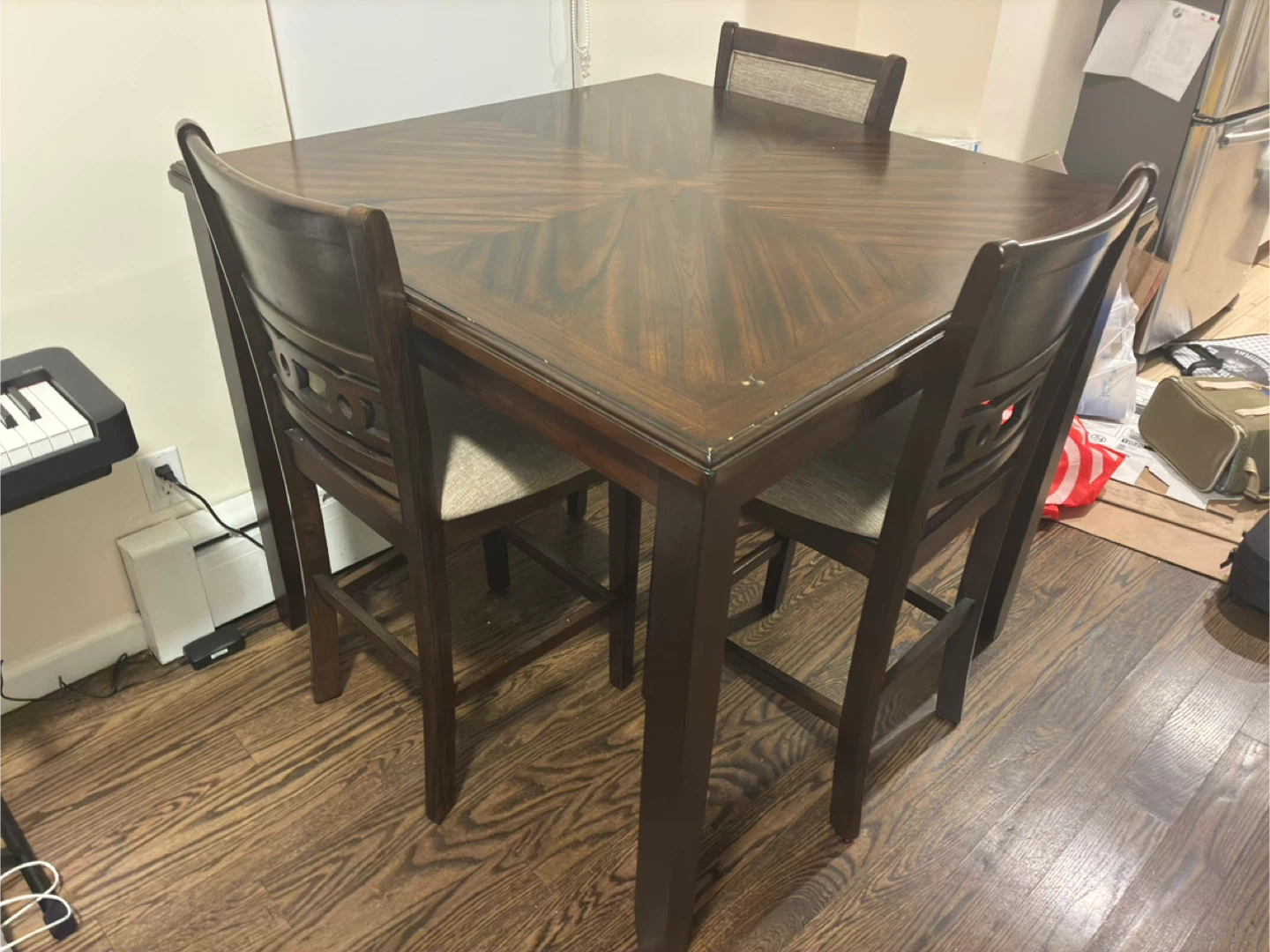 3-Person Counter Height Dining Set