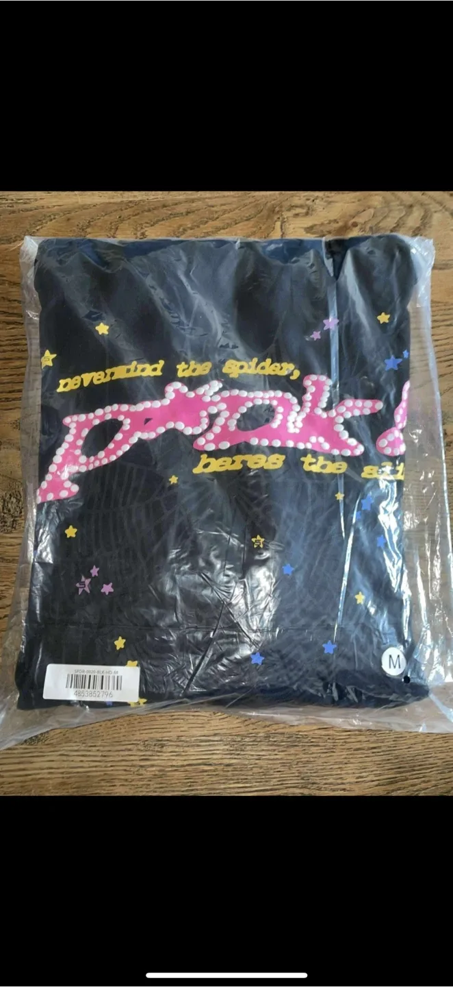 Pink Nevermind the Spider Hoodie - Size M thumbnail