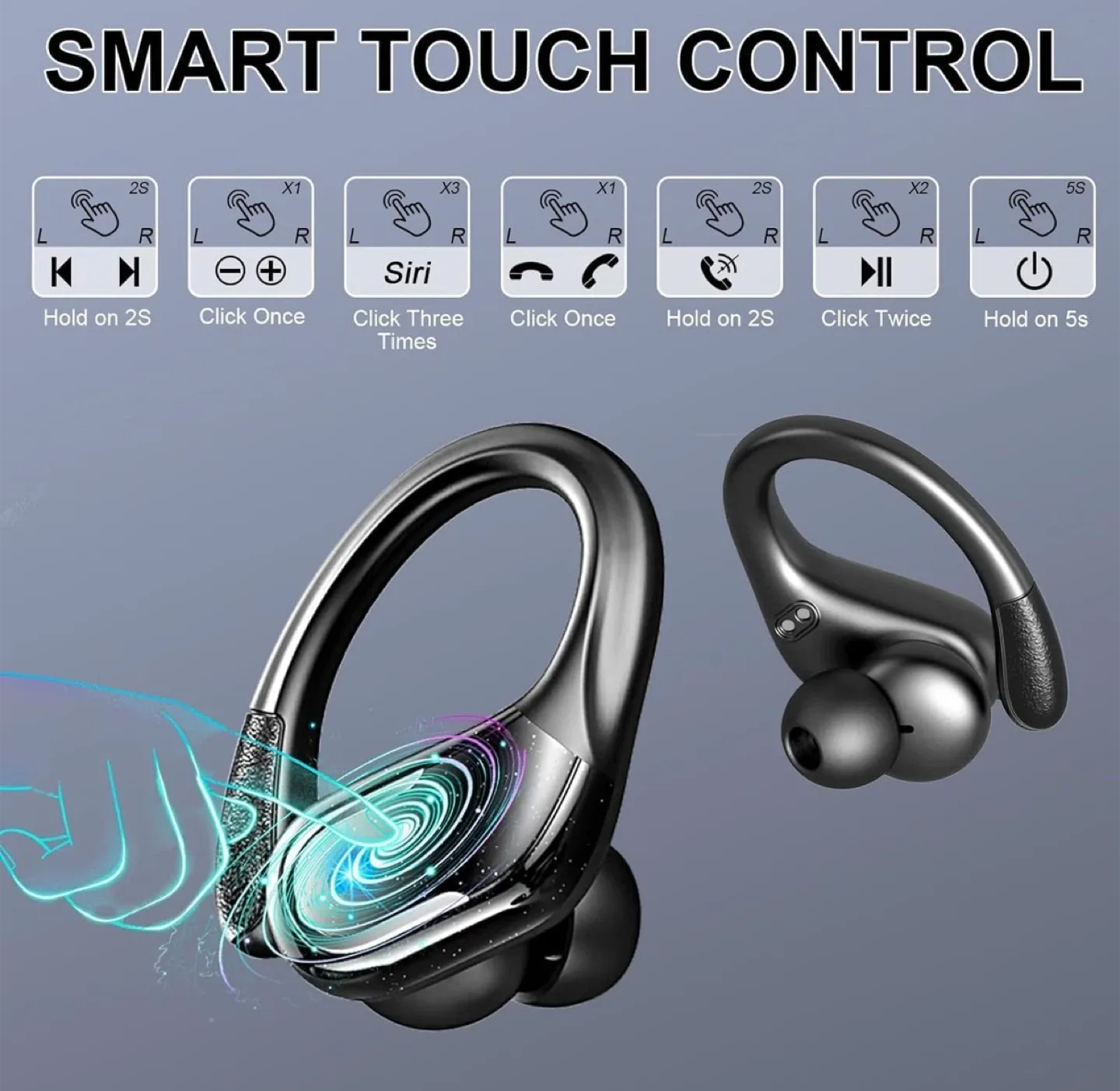 Wireless Bluetooth 5.4 Earbuds image indicator(3)