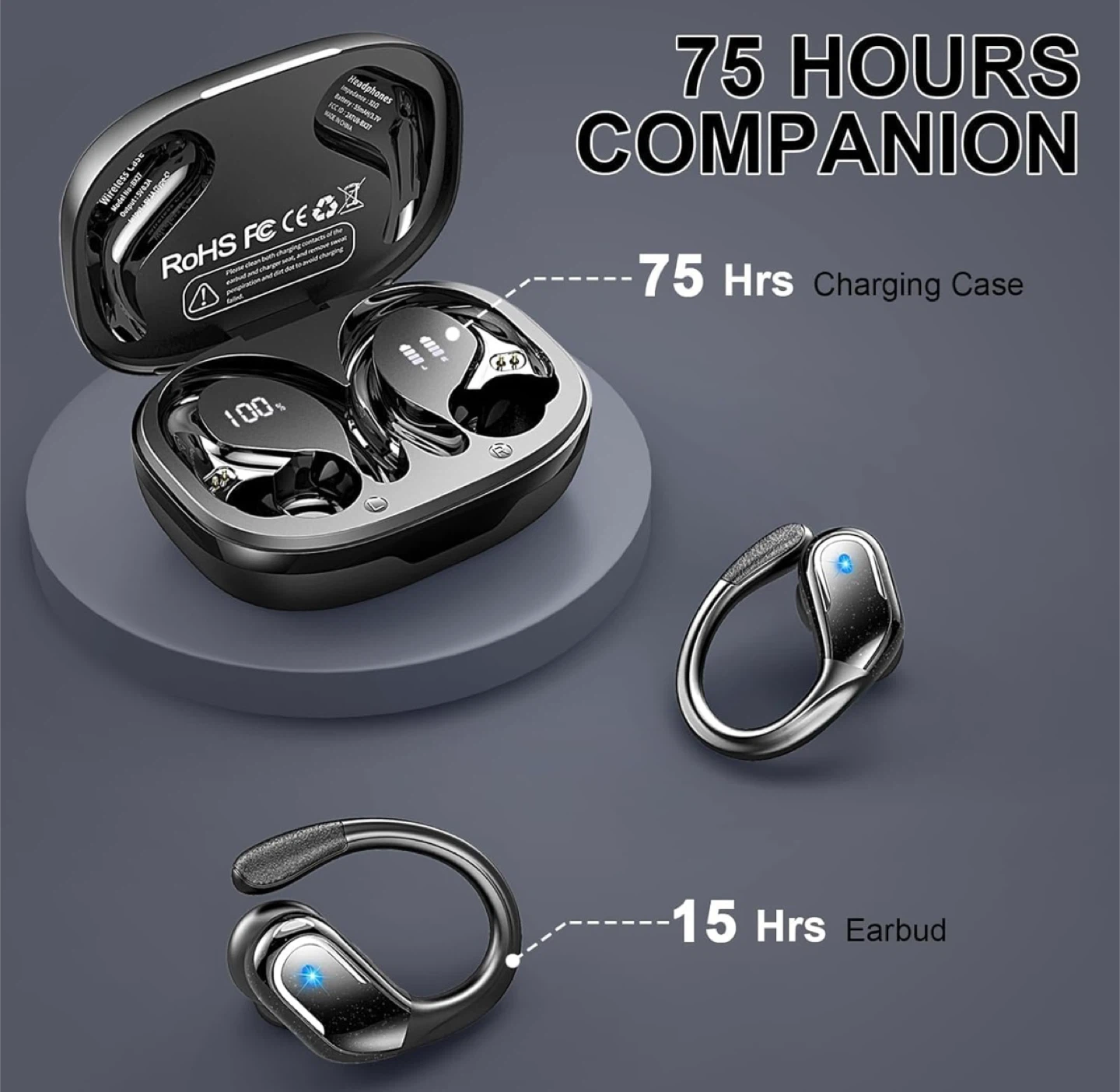 Wireless Bluetooth 5.4 Earbuds