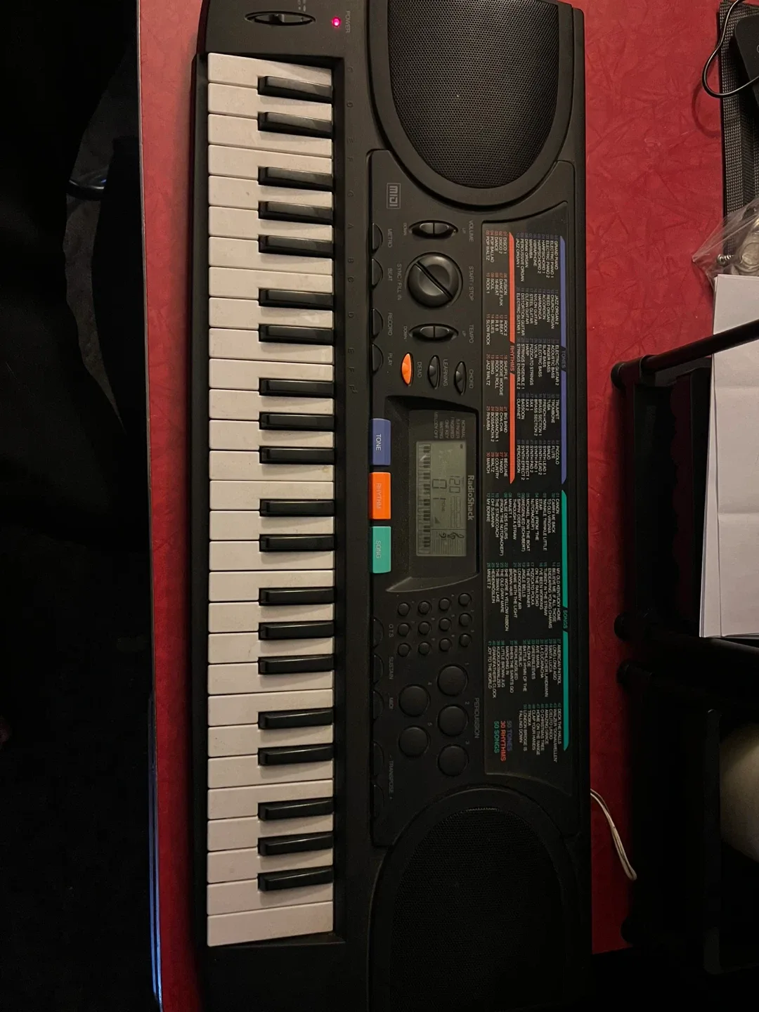 Radio shack electric keyboard thumbnail