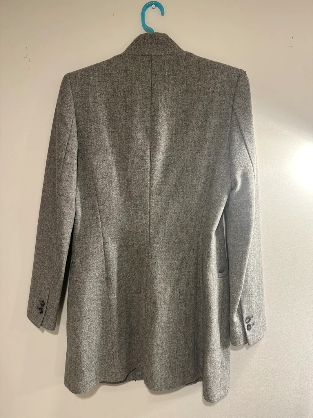 Wool Grey Coat - Zara - photo 2
