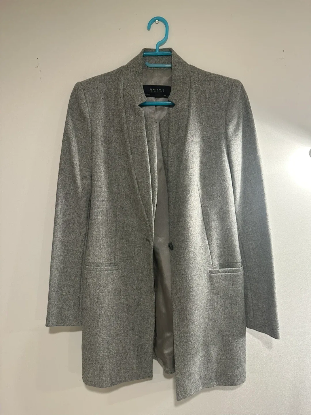Wool Grey Coat - Zara image indicator(3)