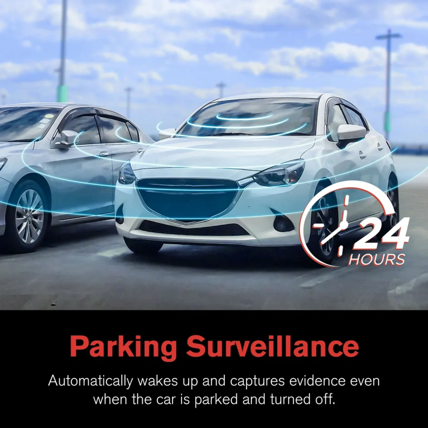 YADA 1080P Mirror Roadcam w/ 4.3" LCD Monitor image indicator(8)