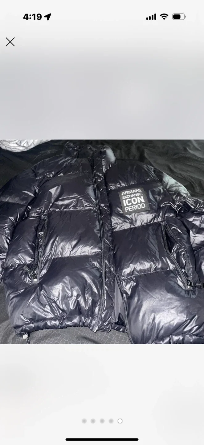 Armani Exchange Icon Period Puffer Jacket image indicator(4)