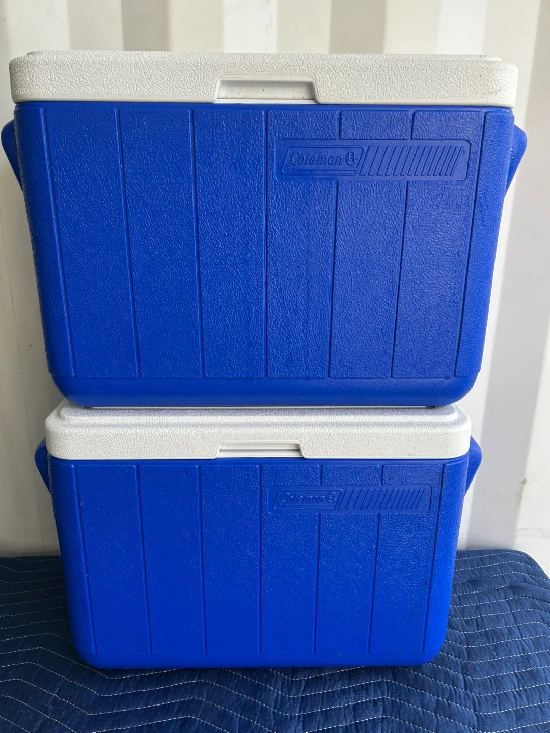 Coleman Blue Cooler - Two Available