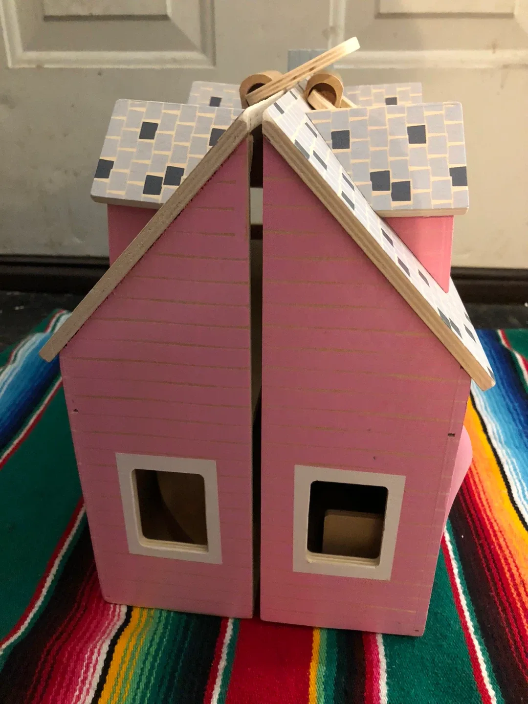 Melissa & Doug Fold & Go Wooden Dollhouse image indicator(3)
