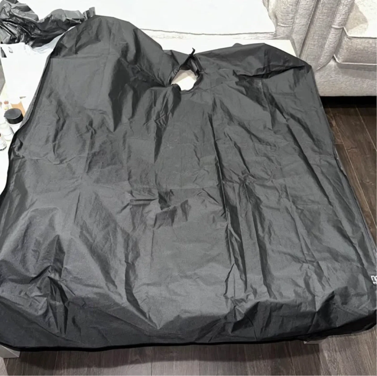 Black Hair Cutting Cape