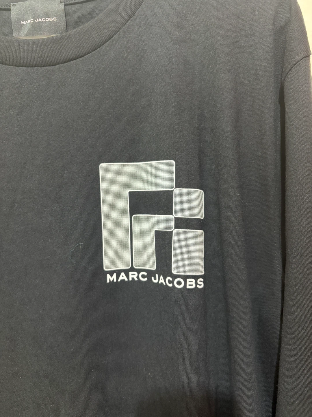 Marc Jacobs Rubric Longsleeve Tee, Black - photo 2