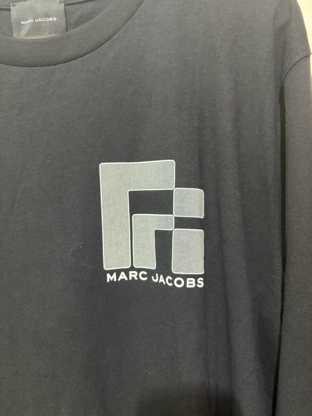 Marc Jacobs Rubric Longsleeve Tee, Black image indicator(2)