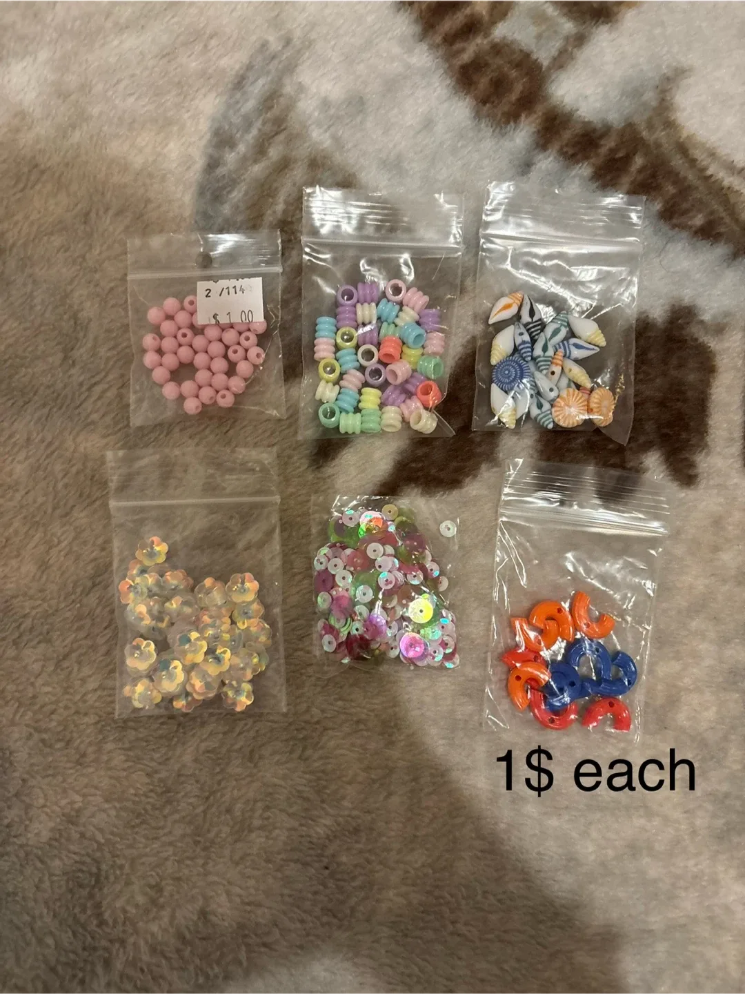 Various Beads for Crafts - $1 Each image indicator(5)