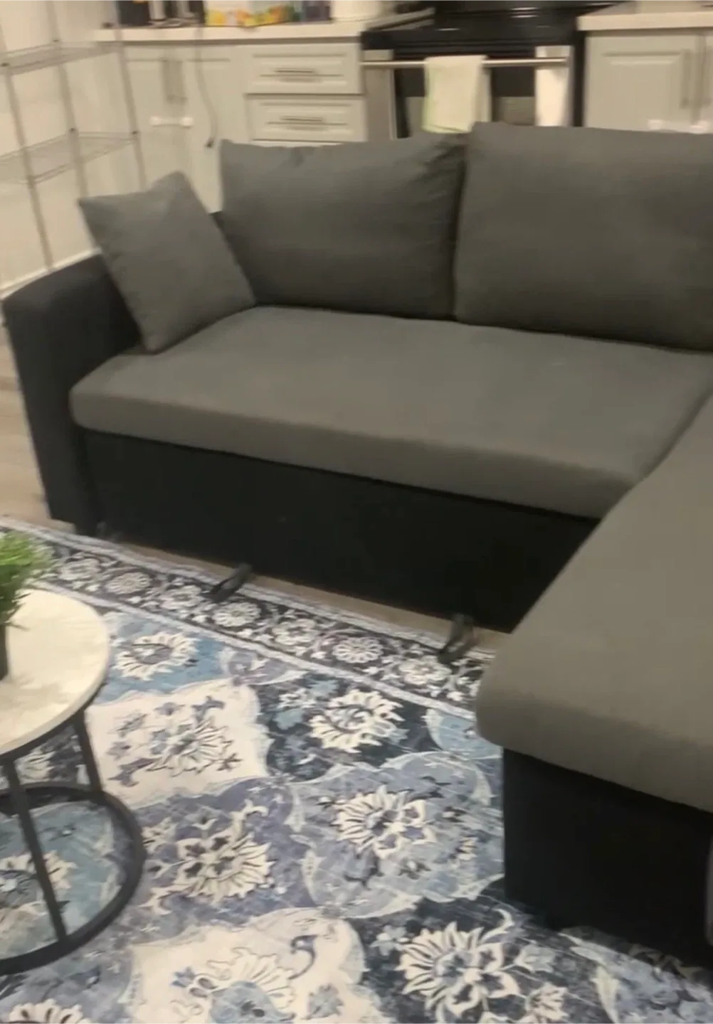 Grey Sofa with Storage image indicator(5)