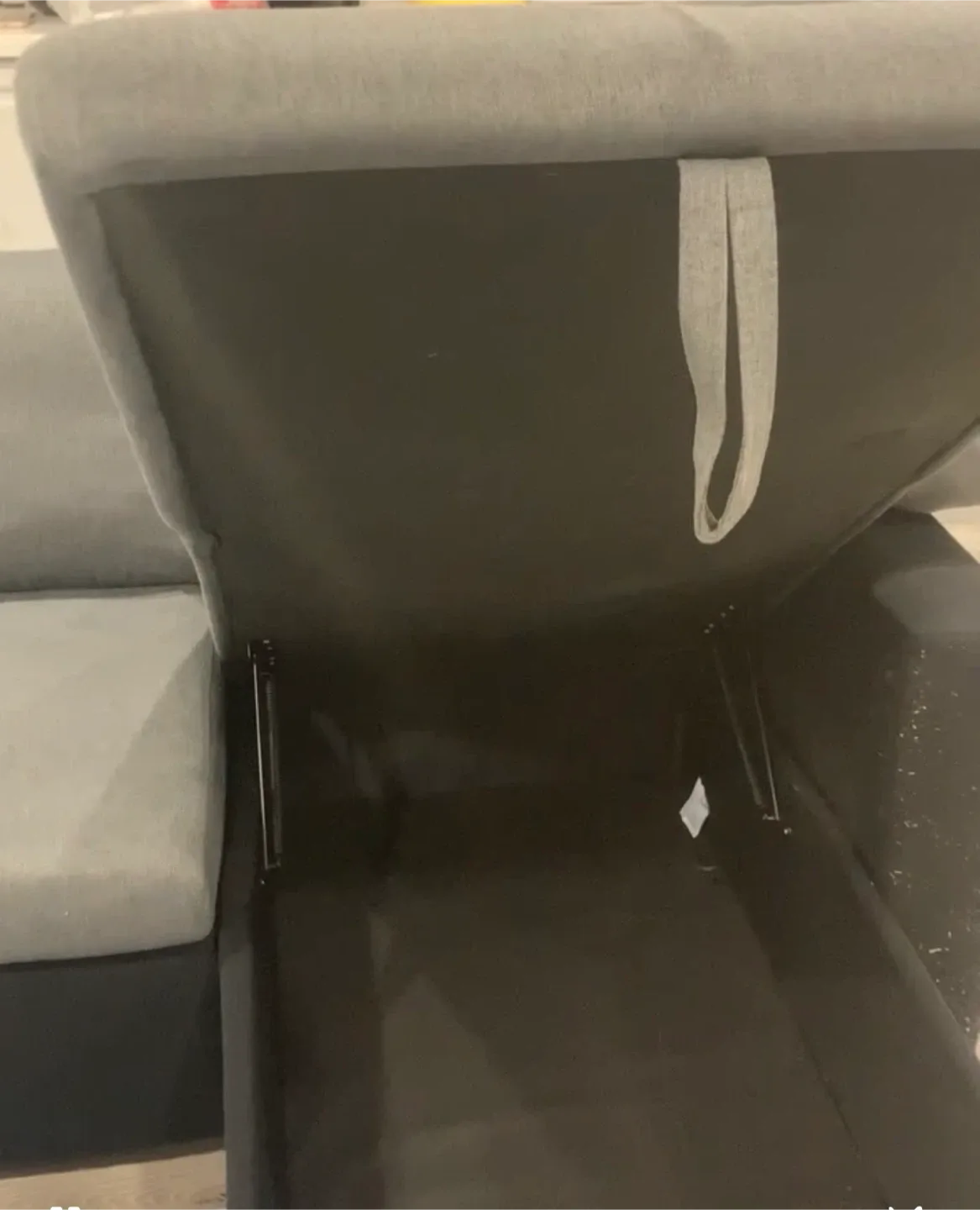 Grey Sofa with Storage image indicator(4)