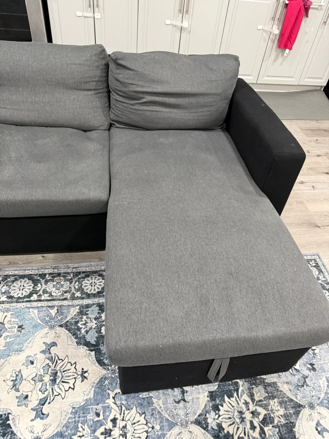 Grey Sofa with Storage image indicator(3)