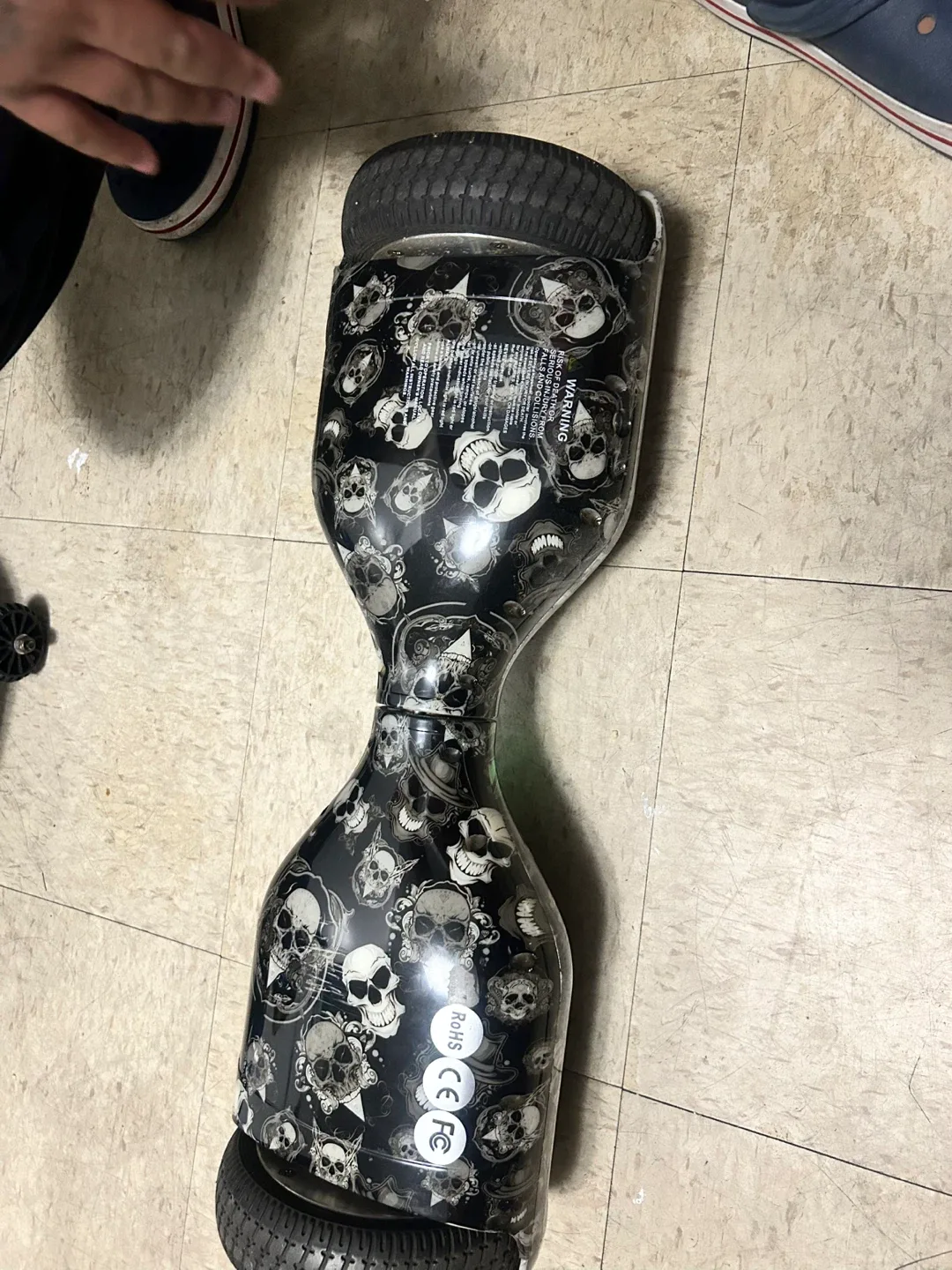 Skull Design Hoverboard image indicator(2)