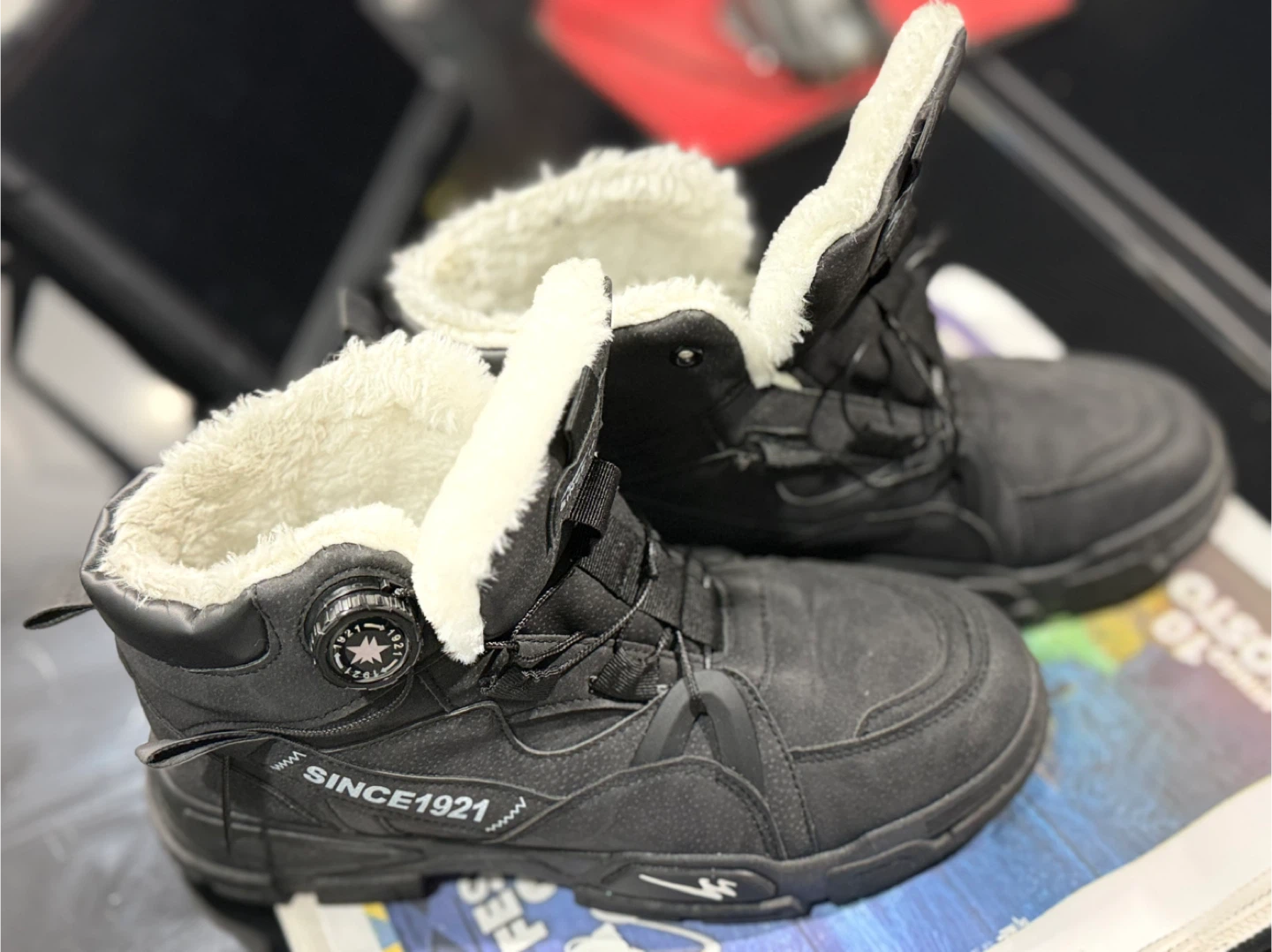 Black Winter Boots - Size 9 - photo 4