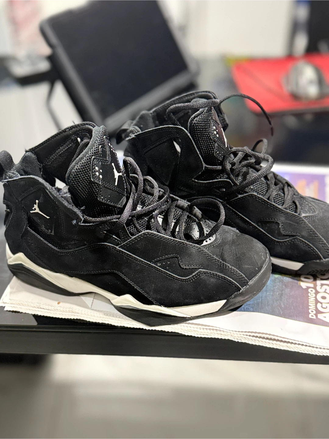 Jordan True Flight Black Sneakers - US Size 8