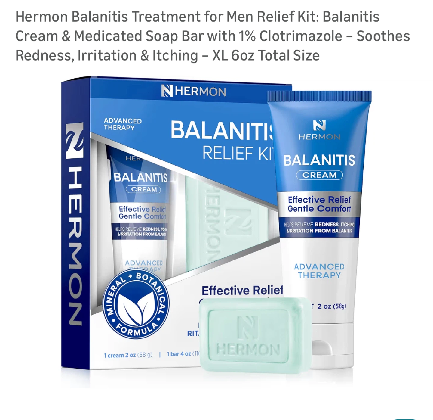 Hermon Balanitis Relief Kit - New