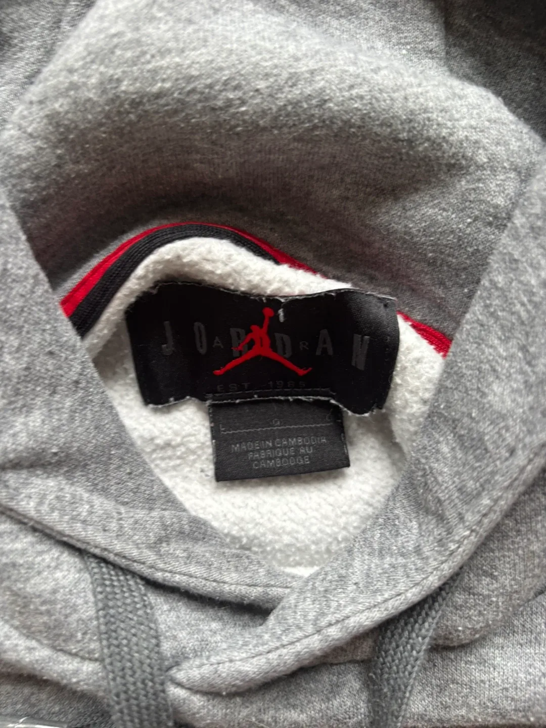Jordan Grey Hoodie - Size L image indicator(3)