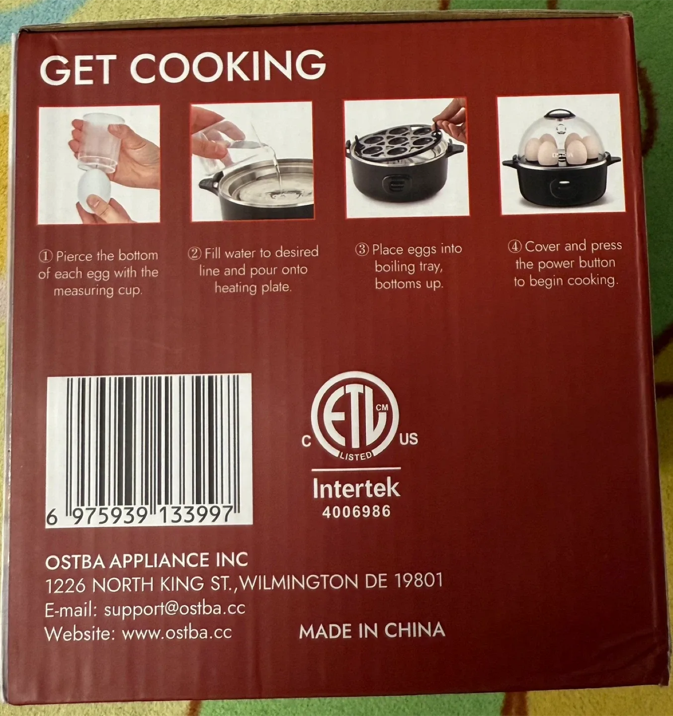 Brand new OSTBA Egg Cooker - 7 Egg Capacity image indicator(3)