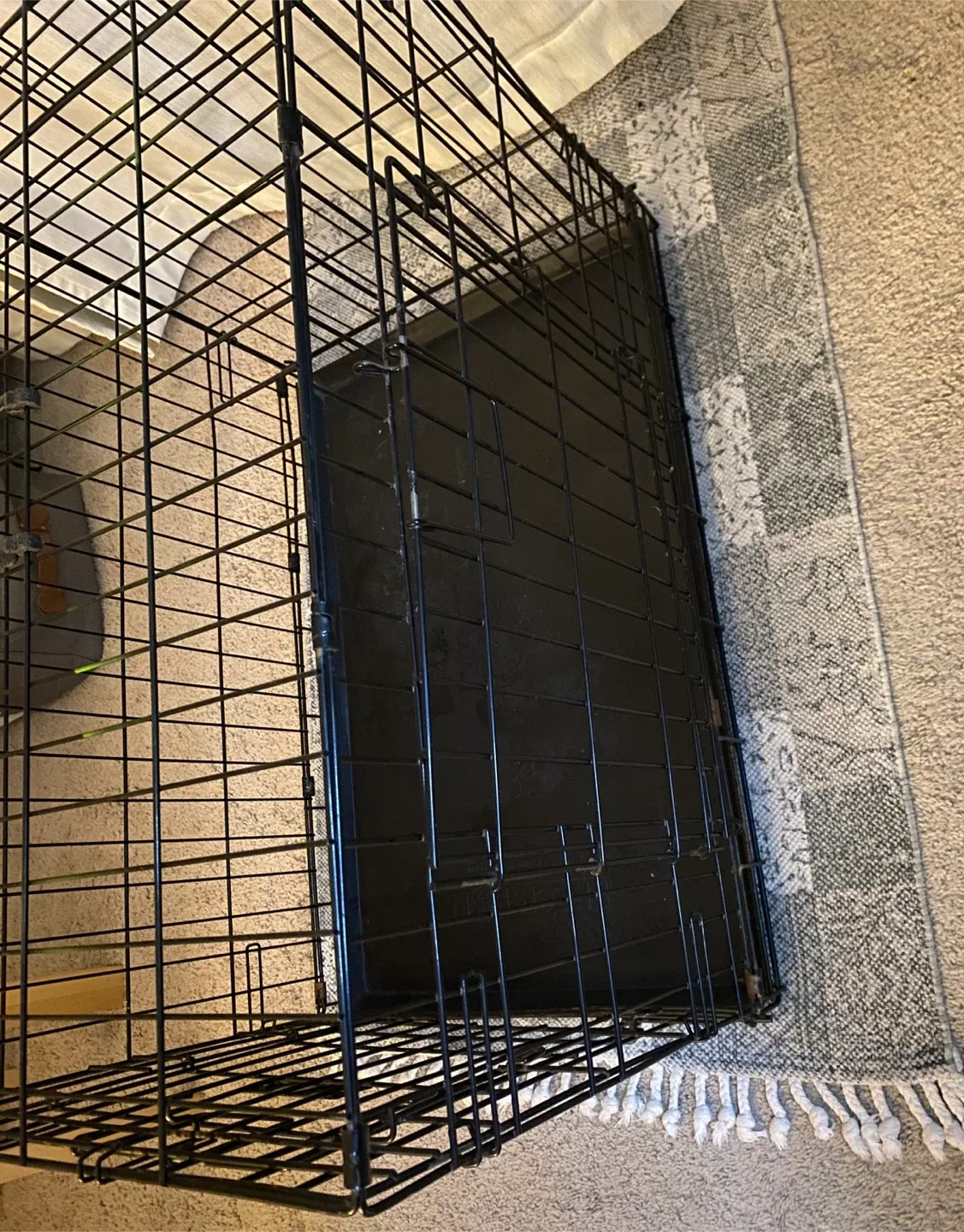 Black Wire Dog Crate 🥕 thumbnail