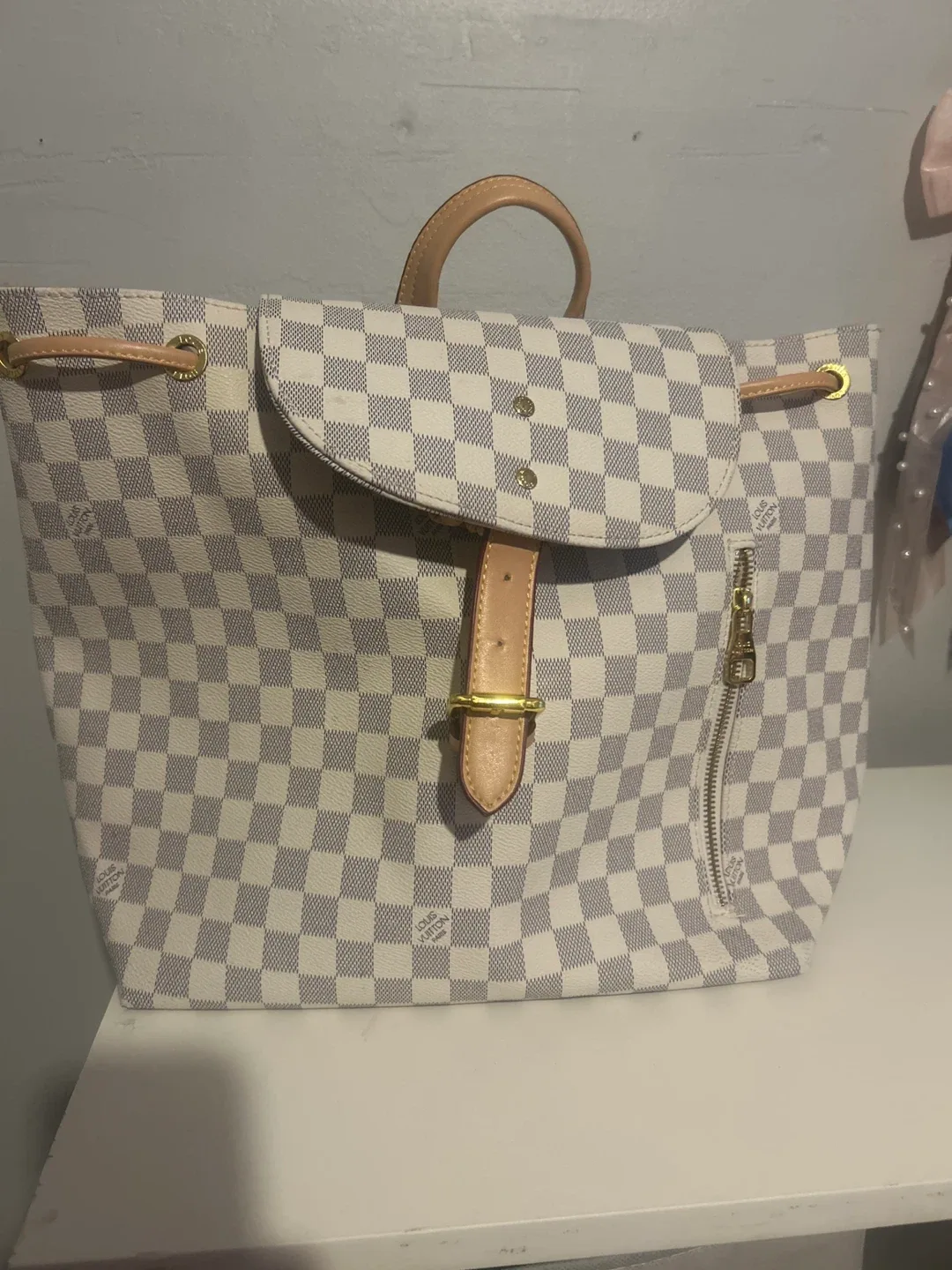 Louis Vuitton Damier Azur Backpack