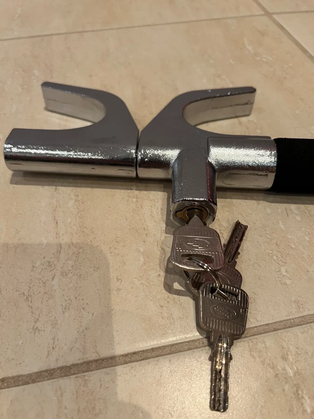 Car Anti-Theft Steering Wheel Lock image indicator(2)